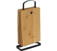 Cook Concept – Set de 6 planches à découper KD3333 en bois marron – Petit