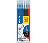 Set de 6 Recharges Pilot Pen pour Frixion Ball 07 Multicolore G