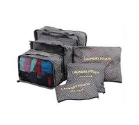NOVAGO Ensemble Complet de différents Sacs, organisateurs de Valise et Voyage (Bleu étoile)