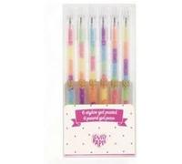 Set de 6 Stylos gel pastel Rose G