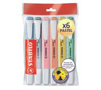 Set de 6 surligneurs Stabilo Swing Cool Pastel