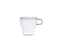 Set de 6 tasses à café 10 cl Sao double paroi en verre borosilicate Table passion