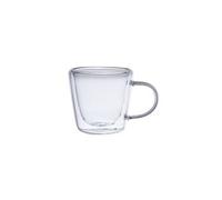 Set de 6 tasses à café 9 cl Arô double paroi en verre borosilicate - - Transparent - Verre