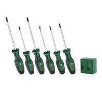 Set de 6 tournevis Premium avec magnétiseur (6 tournevis en acier S2 extra dur magnétiseur démagnétiseur) G