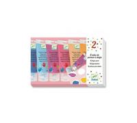 Set de 6 tubes de peinture à doigts Djeco Sweet