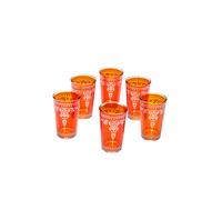 Set De 6 Verres À Thé Marocains Décorés Oriental