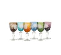 Set de 6 verres á vin Peony H 17cm x Ø 8,5cm