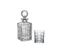 Set de 6 verres à Whisky et carafe en cristal de Bohême Timesquare - - Transparent - Verre