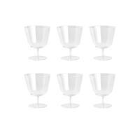 Set de 6 verres Curve Stem HxØ 11x9cm