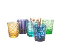 Set de 6 verres Cuttings H cm x Ø 8,5cm
