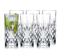 Set de 6 verres hauts MELODIA Transparent Lyngby Glas
