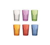 Set de 6 verres multicolores 42 cL Happy Hour