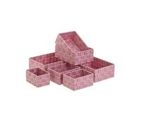 Set de 7 Panières déco - Rose