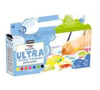 Set de 7 peintures gouache ultra lavables pour enfants - 7 x 60 ml - Pébéo Multicolore G
