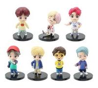 Set de 7 pièces Figurines BTS Bangtan Boys 6.5 cm G