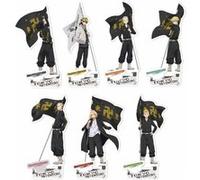 Set de 7 pièces Support de Figurine en acrylique Tokyo Revengers Noir/Blanc 15cm 01 G