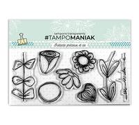 Set de 7 tampons clear la vie est un bouquet - 10x21cm