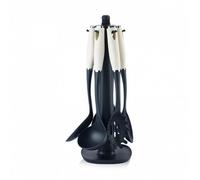 Set de 7 Ustensiles de Cuisine Lake Geneva Collection Crème Swiss Haus SH-KU7CR