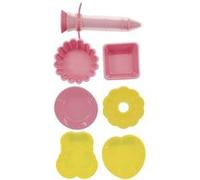 Set de 7 ustensiles de pâtisserie avec stylo de décoration et mini moules Fackelmann Mini Monsters Jaune G