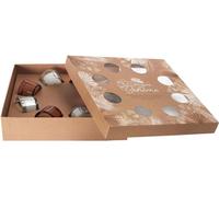 Set de 8 bougies parfumées dans un coffret cadeau de luxe - Les Bougies Bohème - Amande & Figue - Set de bougies parfumées - Beige