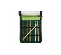 Set de 8 crochets n°3,5 à 8 Bamboo - Knitpro(...) - Vert Vert G
