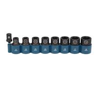 SET DE 8 DOUILLES 1/2'' + ADAPTATEUR 1/4'' MAKITA - E16645