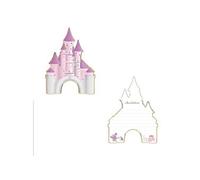 Set De 8 Invitations Princesse