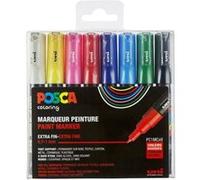Set de 8 marqueurs Posca Modèle aléatoire Multicolore E