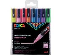 Posca Marqueurs PC3ML Set de 8 Pointe fine Paillettes Modèle aléatoire G