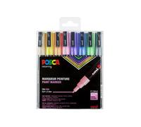 Set de 8 marqueurs Posca Pointe conique fine Pastel