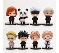 Set de 8 pièces Figurine Jujutsu Kaisen 10cm G