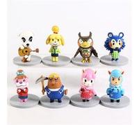 Set de 8 pièces Figurines Animal Crossing 6 cm