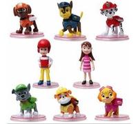 Set de 8 pièces Figurines Pat Patrouille Ryder Marshall Chase Rocky Zuma Skye Rubble 5-10 cm G
