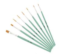 Pebeo - Lot de pinceaux - 8 parties - taille : 0, 1, 2, 4, 6, 000, 00 Or G