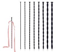 Set de 8 sondes urétrales en silicone - Dilatateur urétral lisse & kit de plug pénien pour stimulation prostatique, tiges d'entraînement urétral, perles de masturbation, jouet sexuel pour hommes
