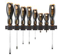 Set de 8 tournevis plats et PH NEO TOOLS 04-207