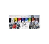 Sennelier – Set de peinture à l'huile Rive Gauche – 8 tubes de 40 ml