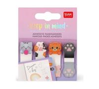 Legami Lot de 80 marqueurs de page adhésifs avec inscription « Keep in Mind Kitty » (20 x 4), 7 x 5,5 cm