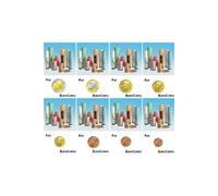 Set de 80 rouleaux de papiers pour pièces olympia 3701