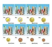 Set de 80 rouleaux de papiers pour pièces olympia 3701 G