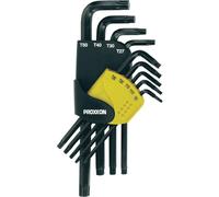 Set de 9 clés mâles coudées TORX Proxxon Industrial