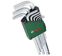 BOSCH Set de 9 clés a six pans 1600A02BX9