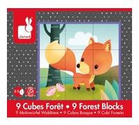 Set de 9 cubes Janod Forêt G