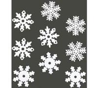Set de 9 décos feutrines - h8,5 cm od8u01 G