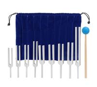 set de 9 diapasons de 174/285/396/417/528/639/741/852/963 Hz pour la guérison par le son