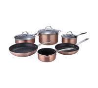 Set de 9 pièces cuivré Greblon céramique - "Héritage" Laguiole Cuisson