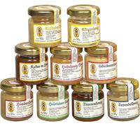set de 9 pots de miel de 50g
