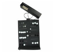 Set de Backgammon - Idées pour jeux de société tactiques, échiquier de voyage pour dames | Set d'échiquier pliable, ensemble de backgammon en bois artisanal pour famille, jeu de stratégie Premium pour