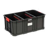 Set de bacs boîtes à outils paniers avec séparateurs modules atelier Série Basic