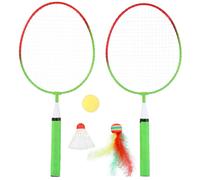 Set de badminton 2 raquettes + volants + balles enfant NILS NRZ051 Vert TU